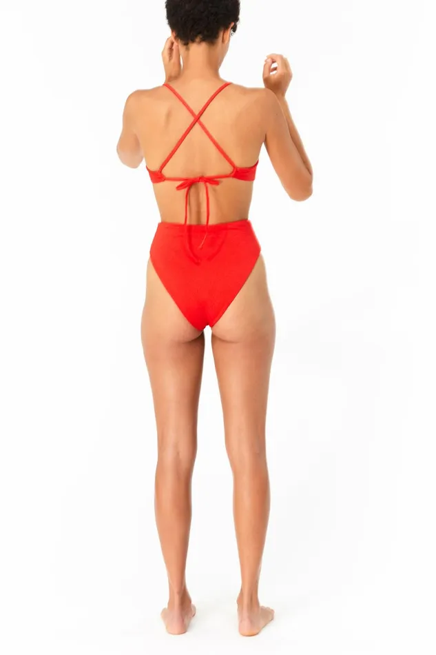 Women Mara Hoffman Bikini Bottoms Imina Bikini Bottom Red Women Mara Hoffman Bikini Bottoms Imina Bikini Bottom Red