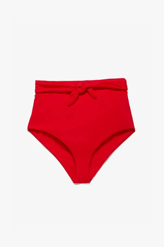 Women Mara Hoffman Bikini Bottoms Jay Bikini Bottom Red