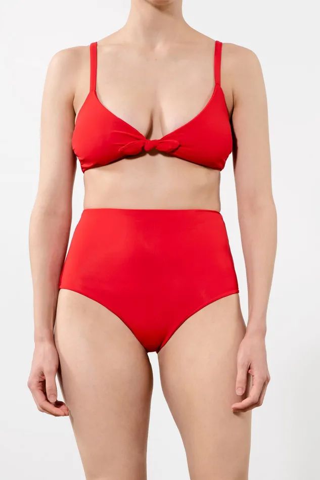 Women Mara Hoffman Bikini Tops Ciara Bikini Top Red