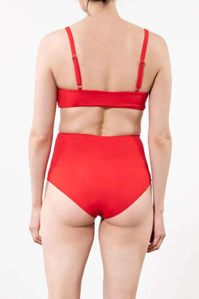 Women Mara Hoffman Bikini Tops Ciara Bikini Top Red