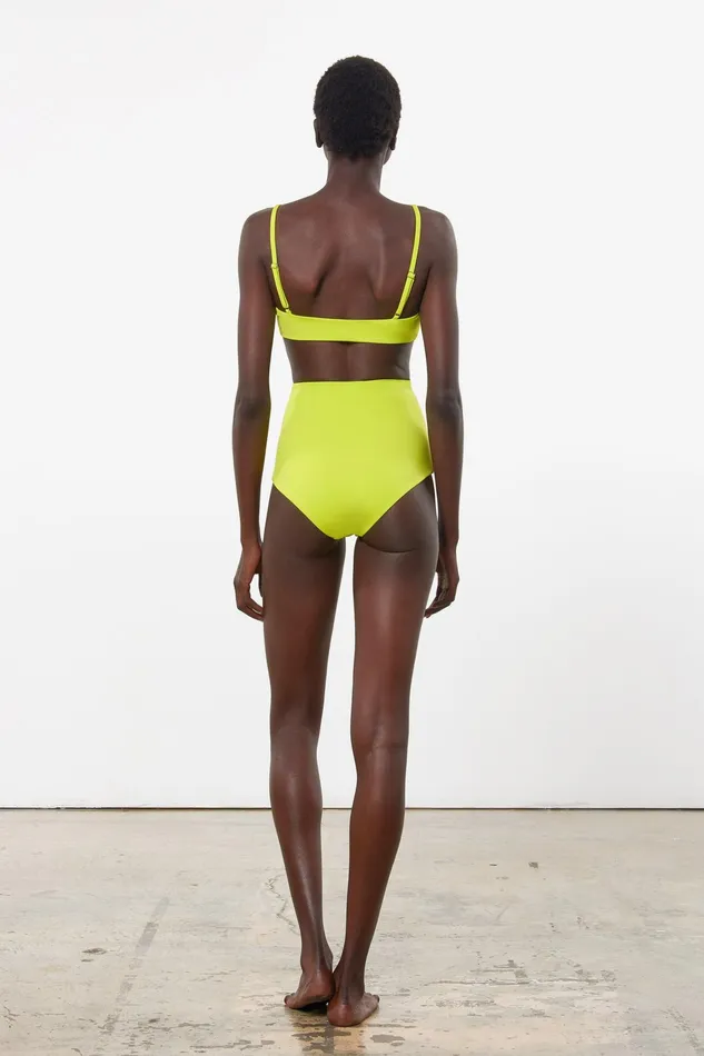 Women Mara Hoffman Bikini Tops Sia Bikini Top Green Women Mara Hoffman Bikini Tops Sia Bikini Top Green