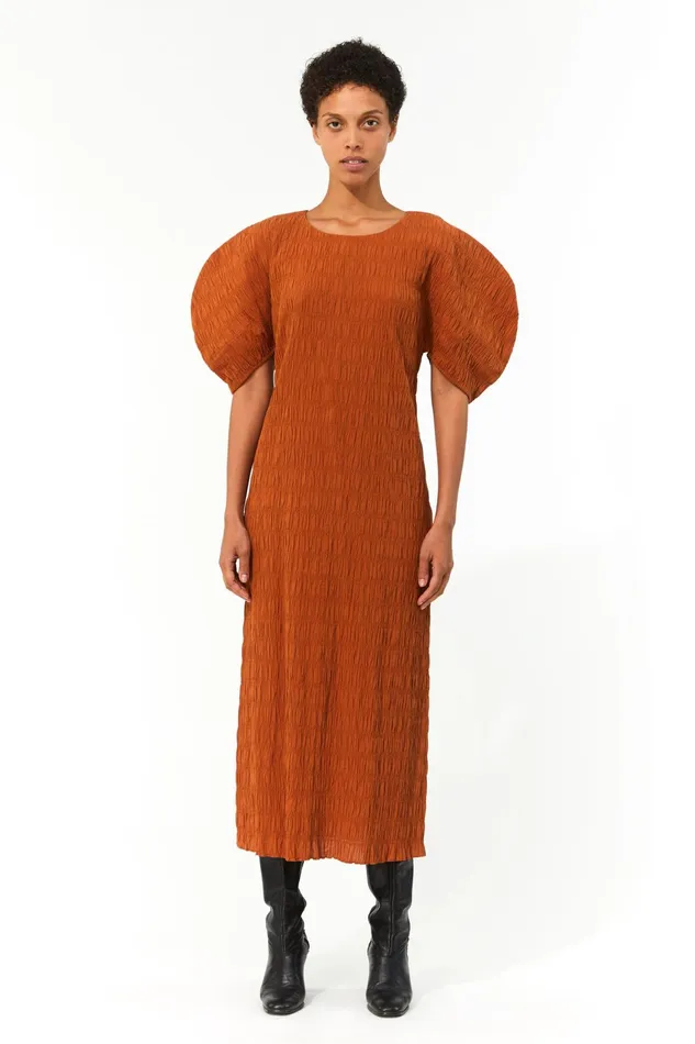 Women Mara Hoffman Dresses Aranza Dress Brown