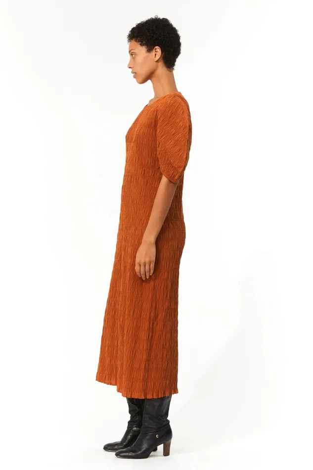 Women Mara Hoffman Dresses Aranza Dress Brown