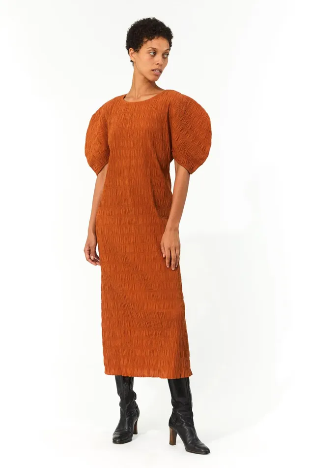 Women Mara Hoffman Dresses Aranza Dress Brown