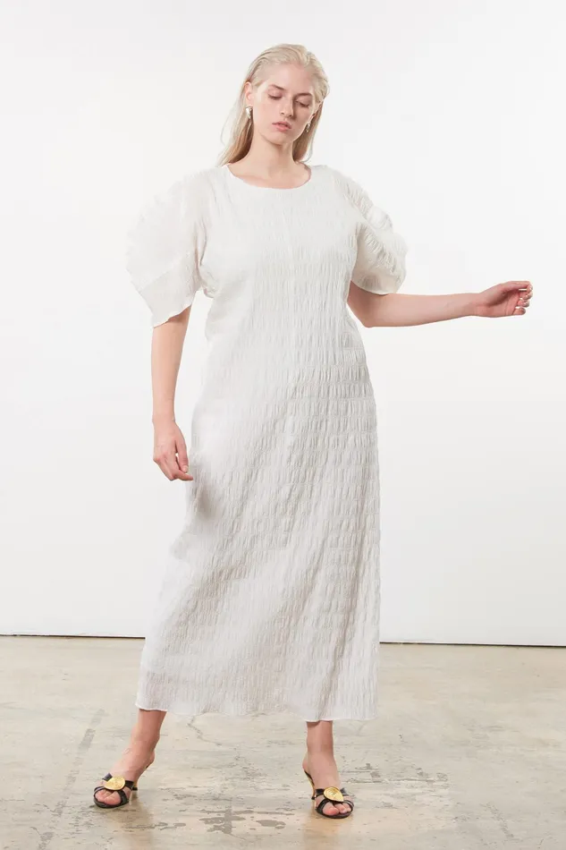 Women Mara Hoffman Dresses Extended Aranza Dress White