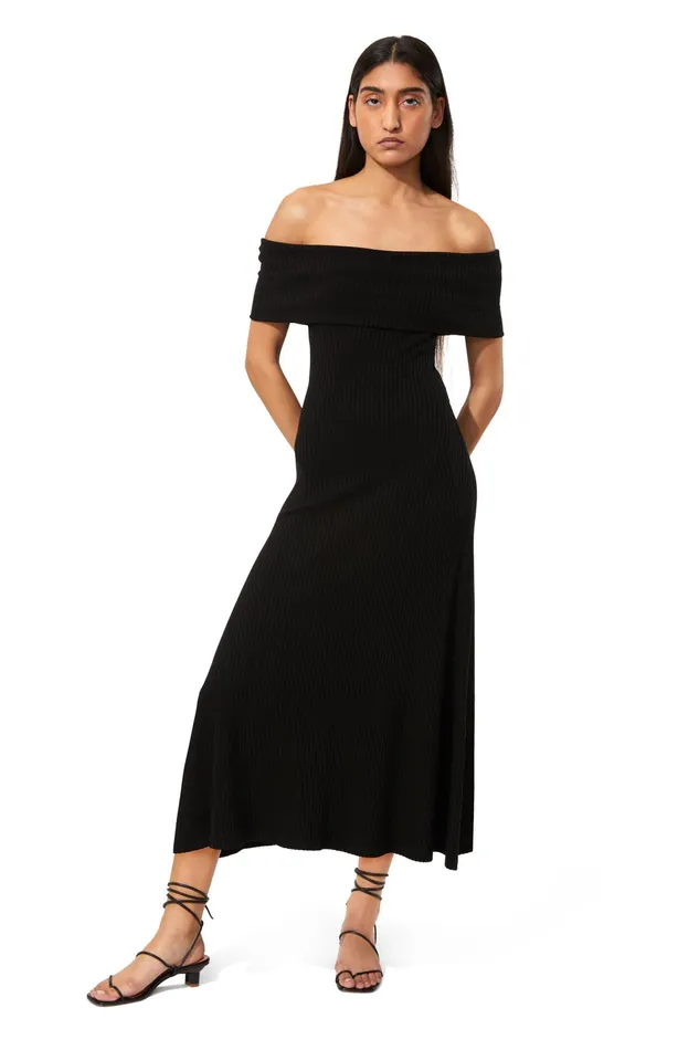 Women Mara Hoffman Dresses Imogen Dress Black Women Mara Hoffman Dresses Imogen Dress Black