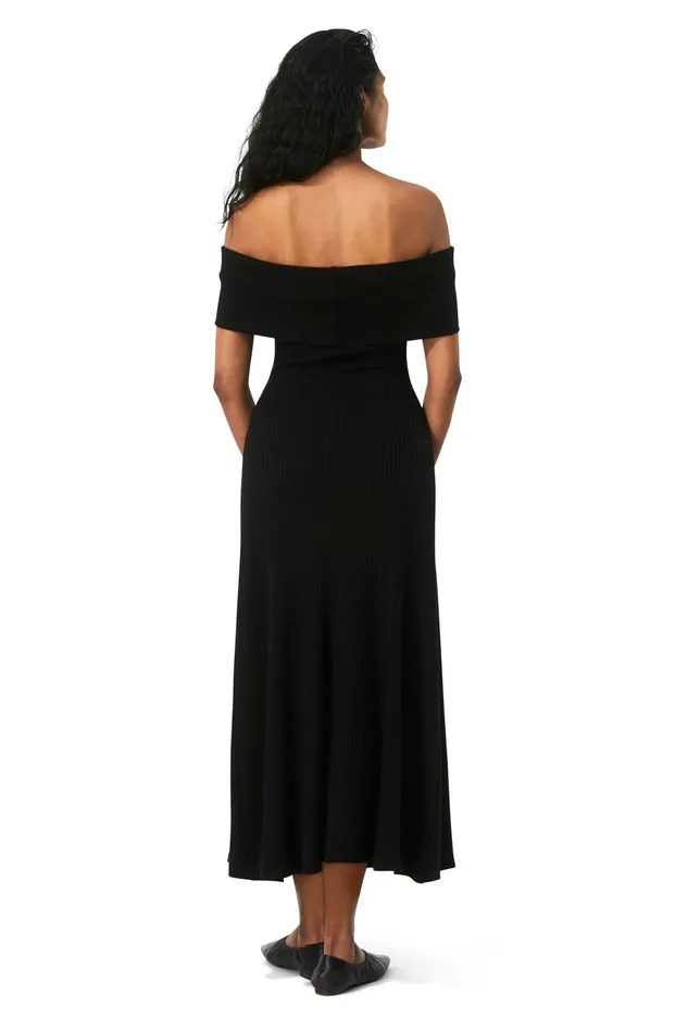 Women Mara Hoffman Dresses Imogen Dress Black Women Mara Hoffman Dresses Imogen Dress Black