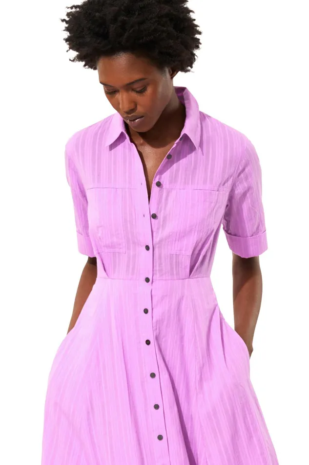 Women Mara Hoffman Dresses Lorelei Dress Lilac Women Mara Hoffman Dresses Lorelei Dress Lilac