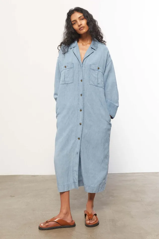 Women Mara Hoffman Dresses Sylvie Dress Indigo