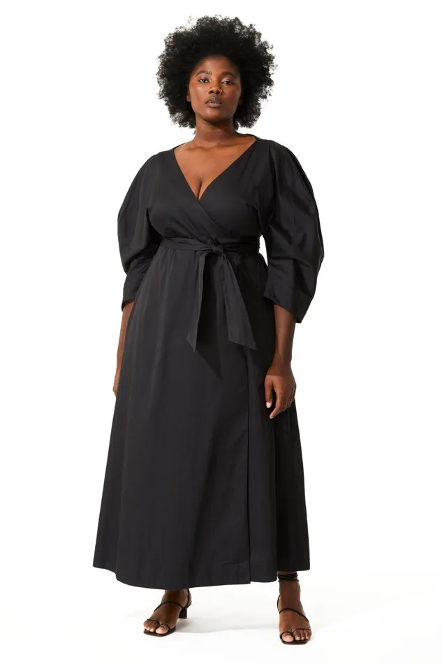 Women Mara Hoffman Extended Sizes Extended Agnella Dress Black