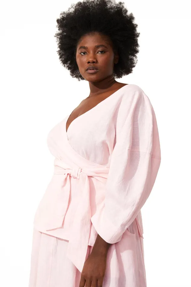 Women Mara Hoffman Extended Sizes Extended Emiliana Top Blush Women Mara Hoffman Extended Sizes Extended Emiliana Top Blush