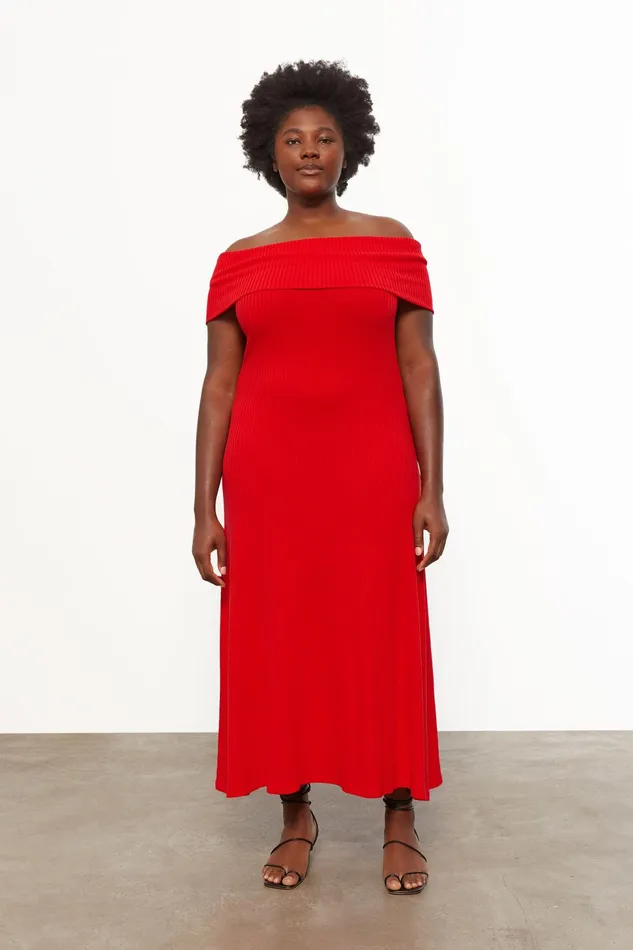Women Mara Hoffman Extended Sizes Extended Imogen Dress Red