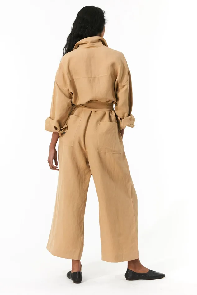 Women Mara Hoffman Jumpsuits and Rompers Agatha Jumpsuit Khaki