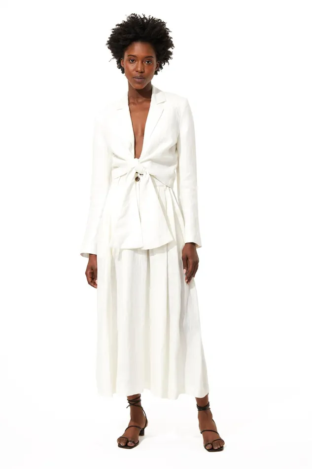 Women Mara Hoffman Skirts Tulay Skirt White