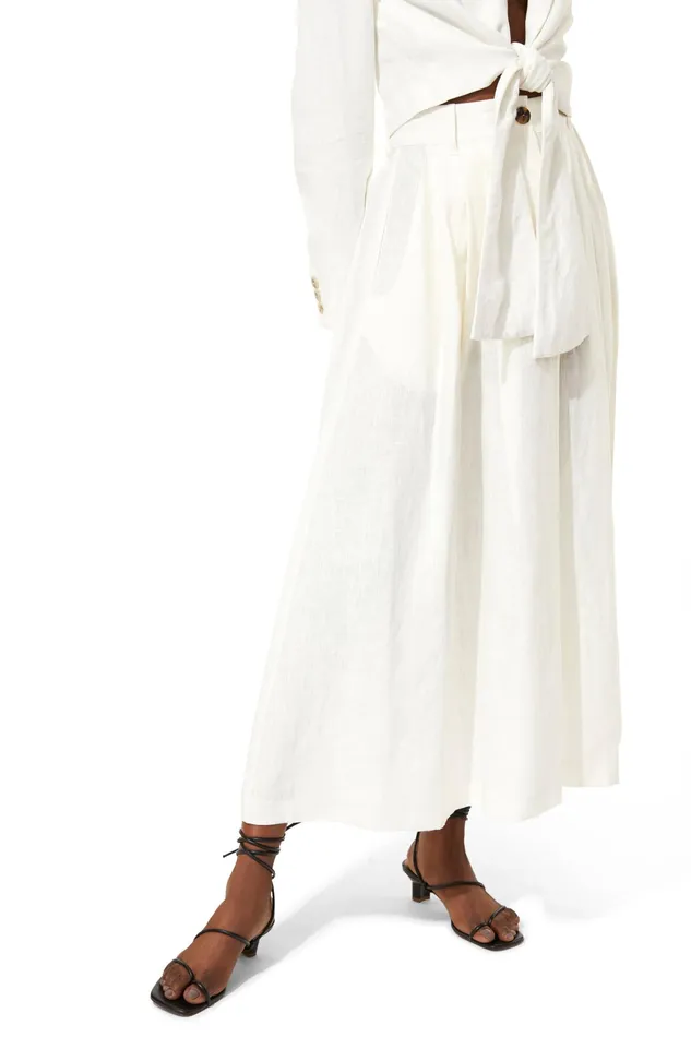 Women Mara Hoffman Skirts Tulay Skirt White