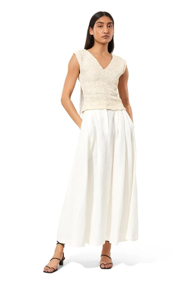 Women Mara Hoffman Skirts Tulay Skirt White
