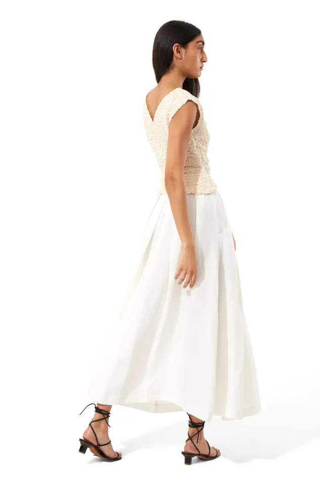 Women Mara Hoffman Skirts Tulay Skirt White