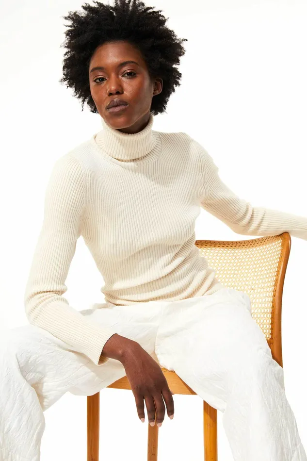 Women Mara Hoffman Sweaters Toni Sweater Cream