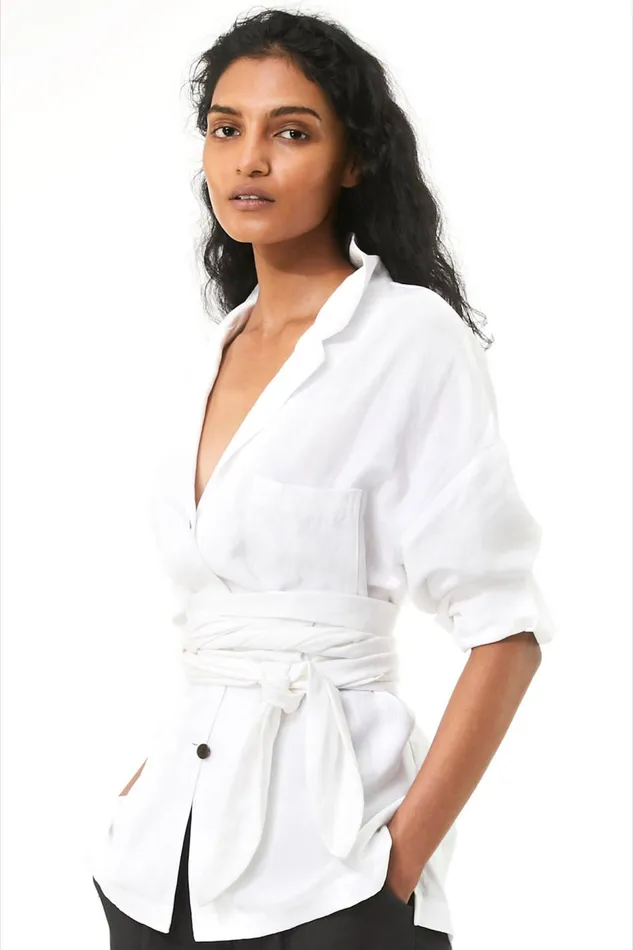 Women Mara Hoffman Tops Eleanor Top White Women Mara Hoffman Tops Eleanor Top White