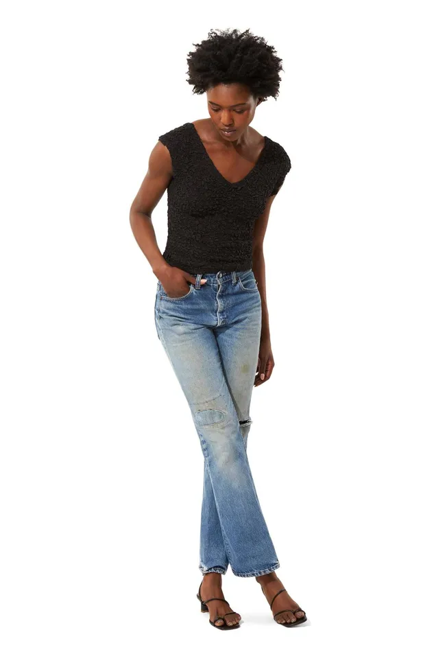 Women Mara Hoffman Tops Poppy Top Black Women Mara Hoffman Tops Poppy Top Black