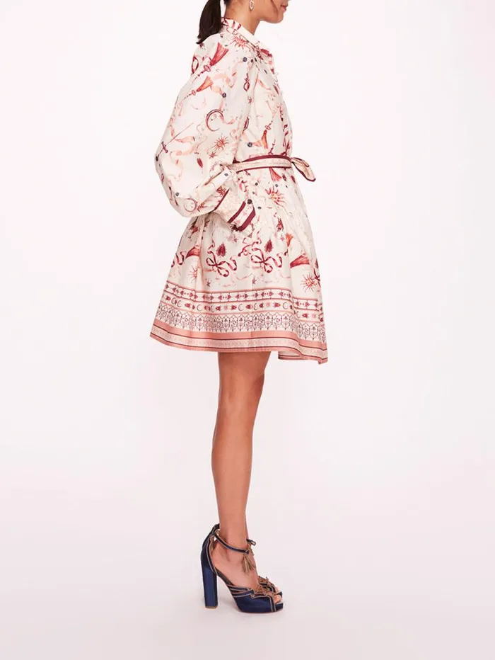 Women Marchesa Dresses Sylvan Red Multi