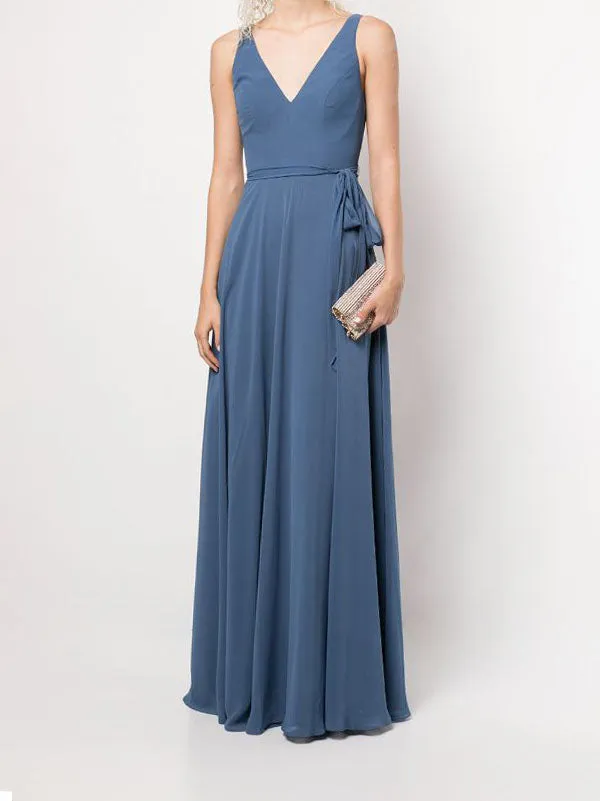 Women Marchesa Marchesa Notte Aprilia Slate Blue