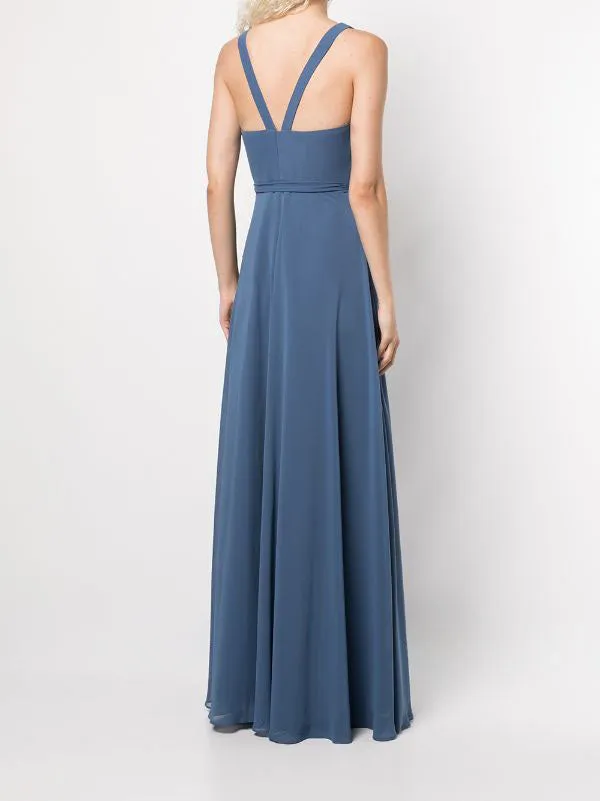 Women Marchesa Marchesa Notte Aprilia Slate Blue