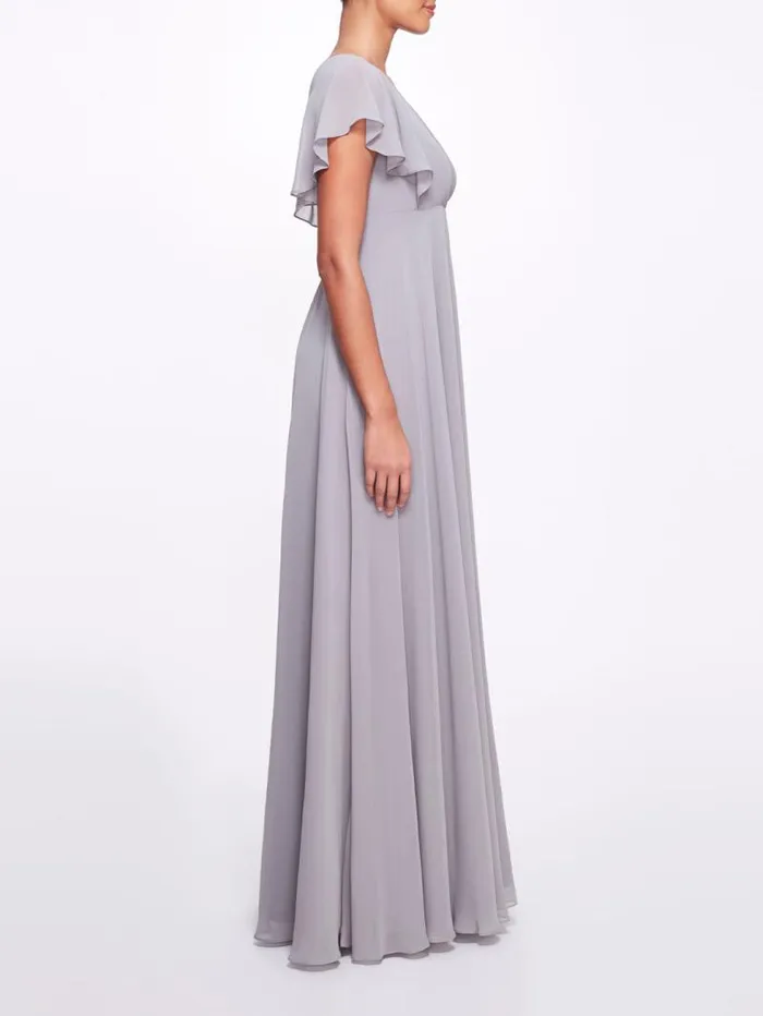 Women Marchesa Marchesa Notte Cremona Gunmetal