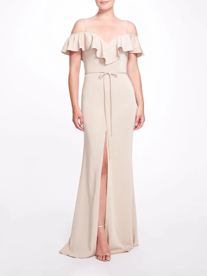 Women Marchesa Marchesa Notte Rivoli Champagne