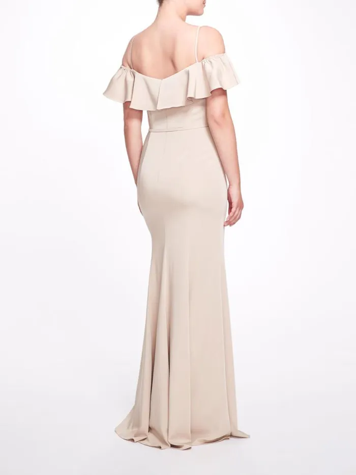 Women Marchesa Marchesa Notte Rivoli Champagne