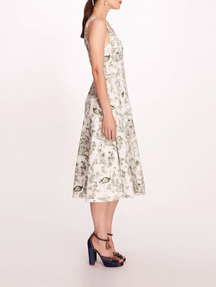Women Marchesa Marchesa Rosa Elowen Dress Ivorygreen