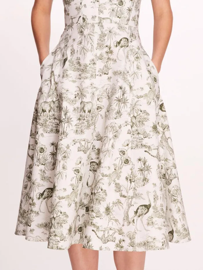 Women Marchesa Marchesa Rosa Elowen Dress Ivorygreen