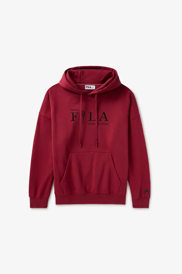 Women Matching Sets Fila Casa Fila Country Club Hoodie 600 Tibetan Red