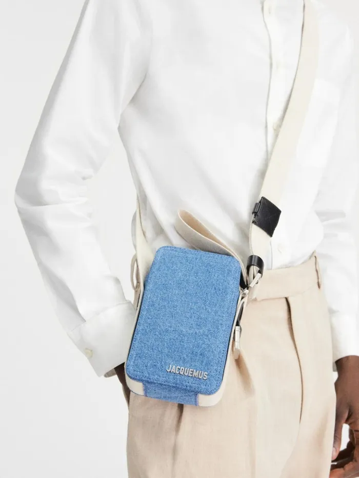 WomenMen Crossbody and Handbags JACQUEMUS The Vertical Cuerda Blue WomenMen Crossbody and Handbags JACQUEMUS The Vertical Cuerda Blue