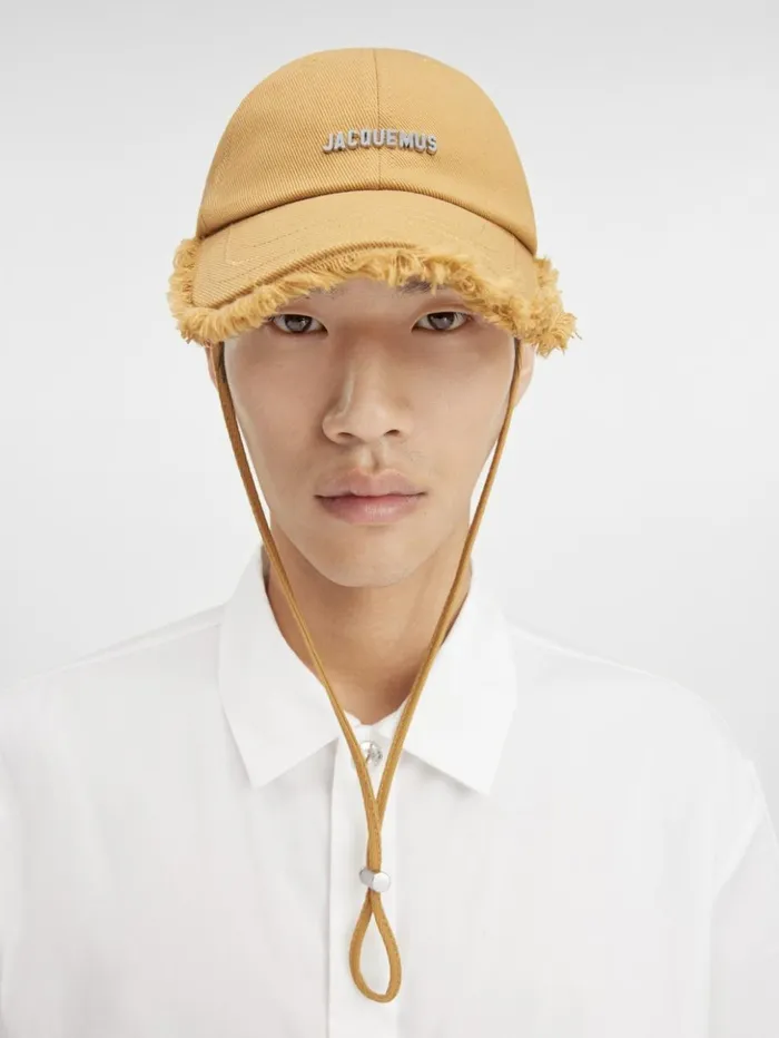 WomenMen Hats JACQUEMUS The Artichaut Cap Beige WomenMen Hats JACQUEMUS The Artichaut Cap Beige