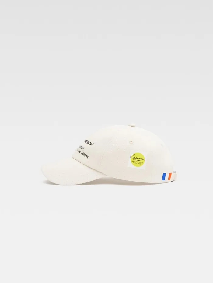 WomenMen Hats JACQUEMUS The London Baseball Cap Offwhite