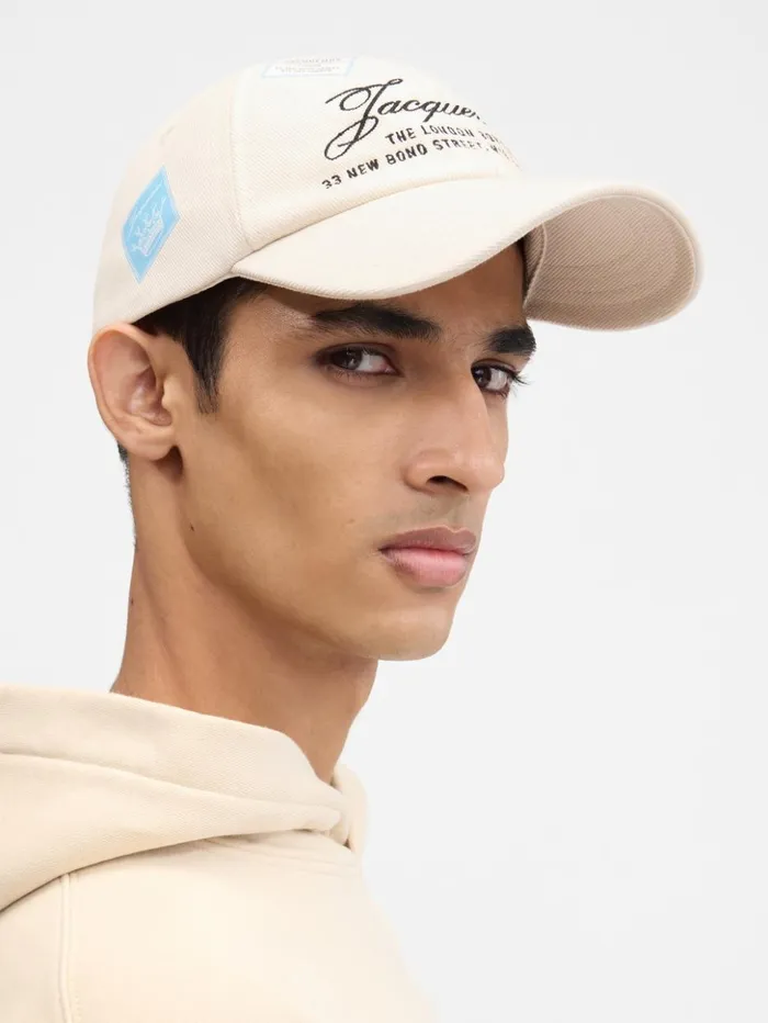 WomenMen Hats JACQUEMUS The London Baseball Cap Offwhite