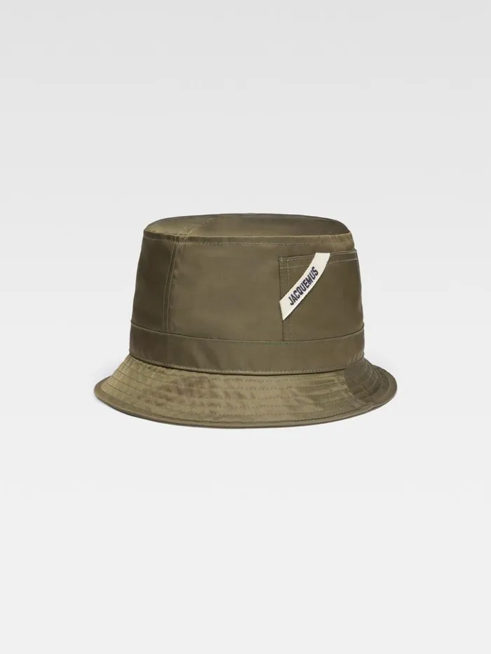 WomenMen Hats JACQUEMUS The Ovalie Bucket Hat Khaki