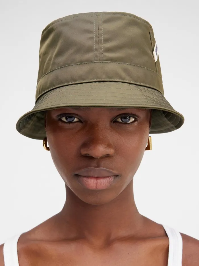 WomenMen Hats JACQUEMUS The Ovalie Bucket Hat Khaki
