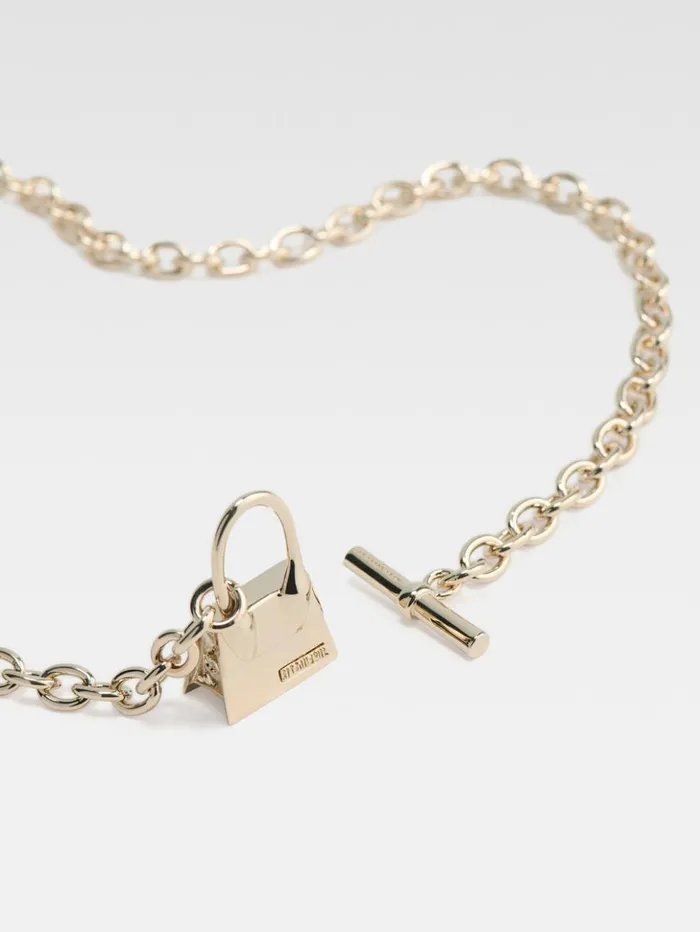 WomenMen Jewellery JACQUEMUS The Chiquito Toggle Charm Necklace Light Gold WomenMen Jewellery JACQUEMUS The Chiquito Toggle Charm Necklace Light Gold