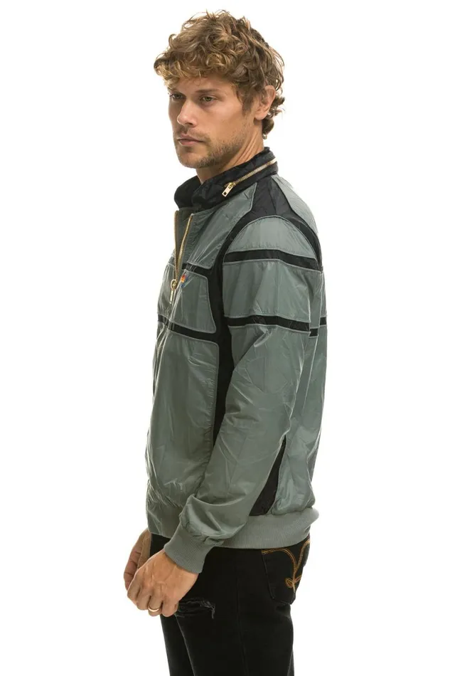 WomenMen Outerwear Aviator Nation RACER JACKET 8211 SEDONA GREY