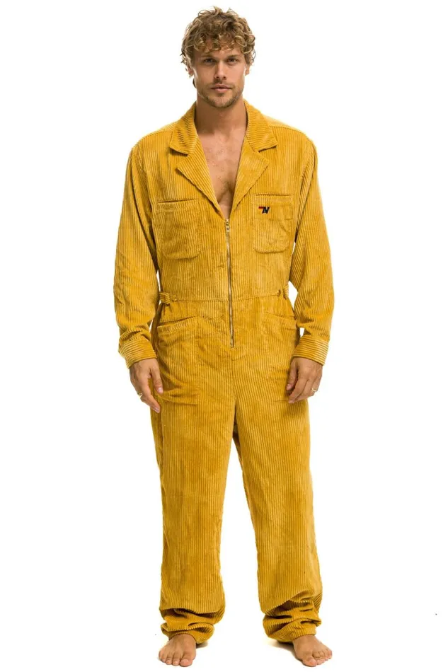WomenMen Outerwear Aviator Nation UNISEX CORDUROY FLIGHT SUIT 8211 HONEY WomenMen Outerwear Aviator Nation UNISEX CORDUROY FLIGHT SUIT 8211 HONEY