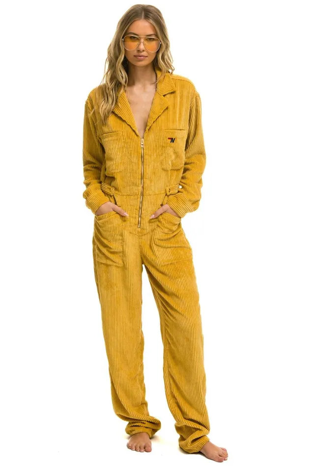 WomenMen Outerwear Aviator Nation UNISEX CORDUROY FLIGHT SUIT 8211 HONEY WomenMen Outerwear Aviator Nation UNISEX CORDUROY FLIGHT SUIT 8211 HONEY