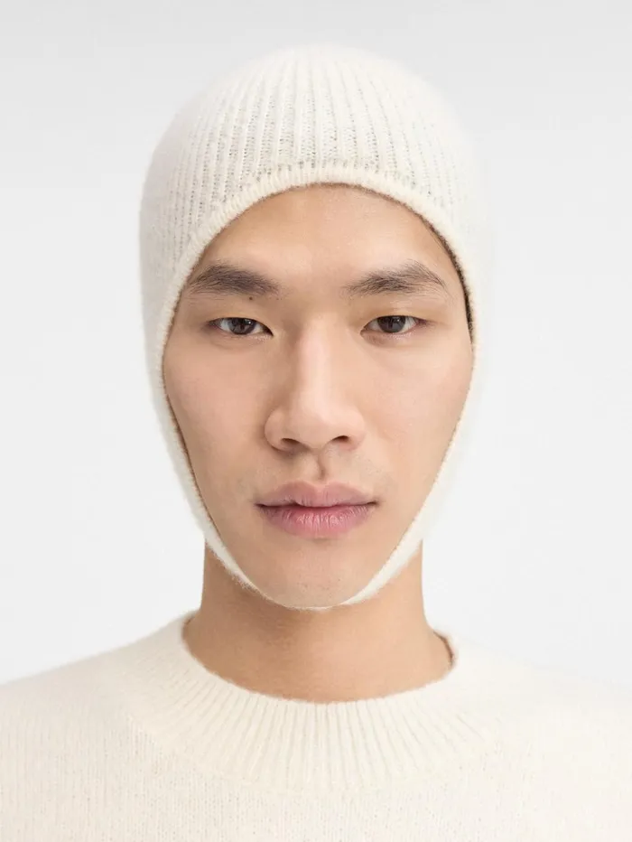 WomenMen Scarves Beanies and Gloves JACQUEMUS The Gros Grain Hood Offwhite WomenMen Scarves Beanies and Gloves JACQUEMUS The Gros Grain Hood Offwhite