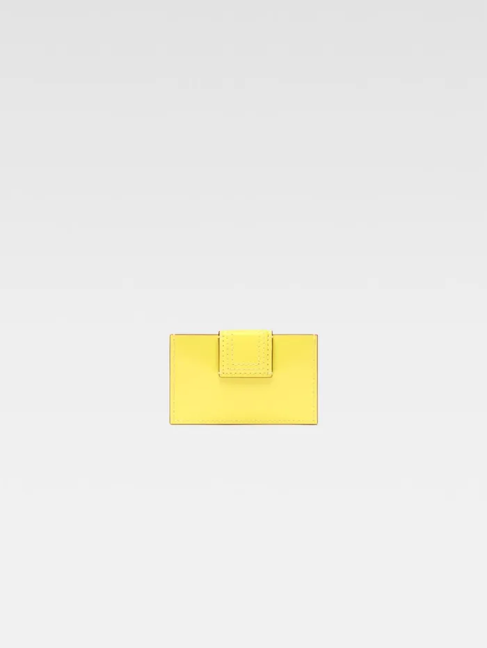 WomenMen Small Leather Goods JACQUEMUS The Bambino Cardholder Yellow WomenMen Small Leather Goods JACQUEMUS The Bambino Cardholder Yellow