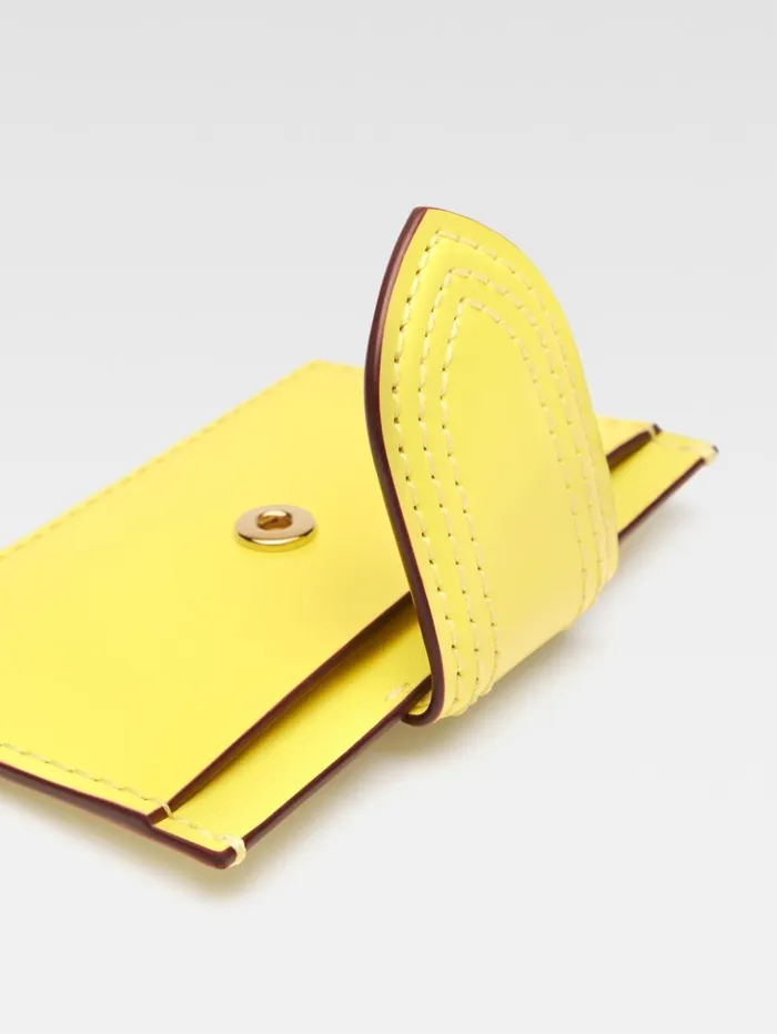 WomenMen Small Leather Goods JACQUEMUS The Bambino Cardholder Yellow WomenMen Small Leather Goods JACQUEMUS The Bambino Cardholder Yellow