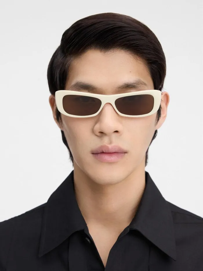 WomenMen Sunglasses JACQUEMUS The Capri Sunglasses Beige WomenMen Sunglasses JACQUEMUS The Capri Sunglasses Beige