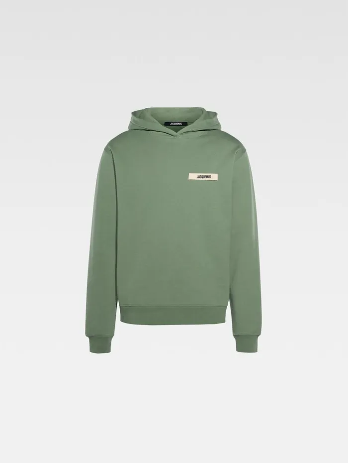 WomenMen Sweatshirts and Joggings JACQUEMUS The Gros Grain Hoodie Light Green WomenMen Sweatshirts and Joggings JACQUEMUS The Gros Grain Hoodie Light Green