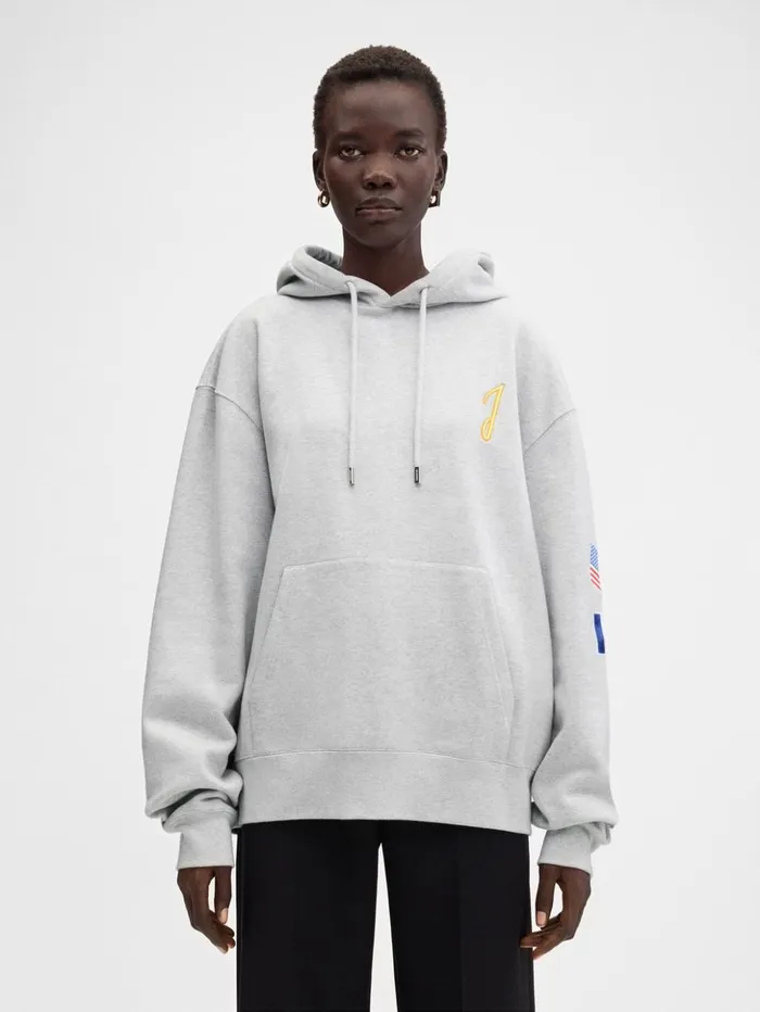 WomenMen Sweatshirts and Joggings JACQUEMUS The New York Hoodie New York Adresse Grey WomenMen Sweatshirts and Joggings JACQUEMUS The New York Hoodie New York Adresse Grey