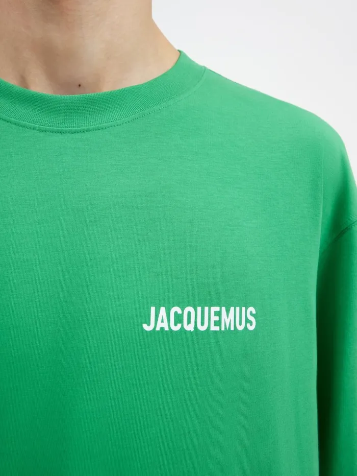 WomenMen Tshirts JACQUEMUS The Longsleeve Tshirt Green